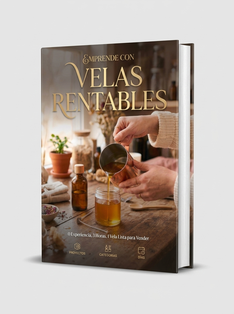 Emprende con Velas Rentables: 0 Experiencia, 3 Horas, 1 Vela Lista para Vender